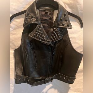 Leather Riding Vest